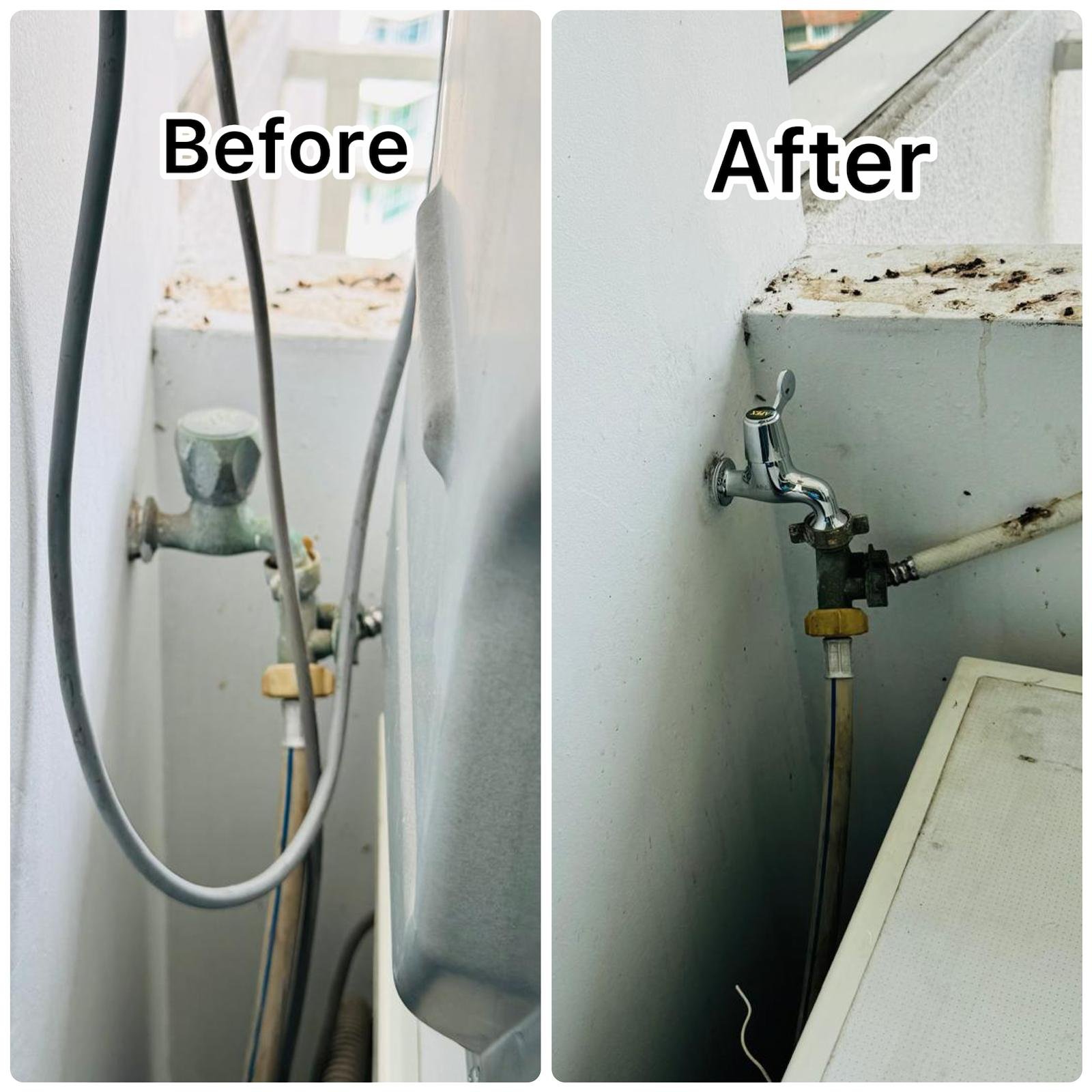 Washing Machine Water Tap Replacement Service in Singapore